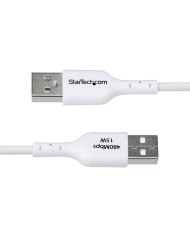 Cavo USB Startech USB2AC1MNCWHE Bianco 1 m Cavo USB Startech USB2AC1MNCWHE Bianco 1 m