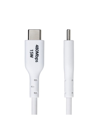 Cavo USB Startech USB2AC1MNCWHE Bianco 1 m Cavo USB Startech USB2AC1MNCWHE Bianco 1 m