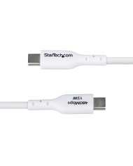 Cavo USB Startech USB2AC2MNCWHE Bianco 2 m Cavo USB Startech USB2AC2MNCWHE Bianco 2 m