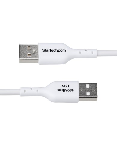 Cavo USB Startech USB2AC2MNCWHE Bianco 2 m Cavo USB Startech USB2AC2MNCWHE Bianco 2 m