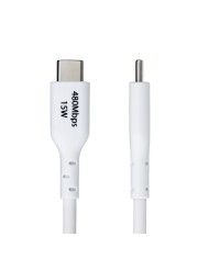 Cavo USB Startech USB2AC2MNCWHE Bianco 2 m Cavo USB Startech USB2AC2MNCWHE Bianco 2 m