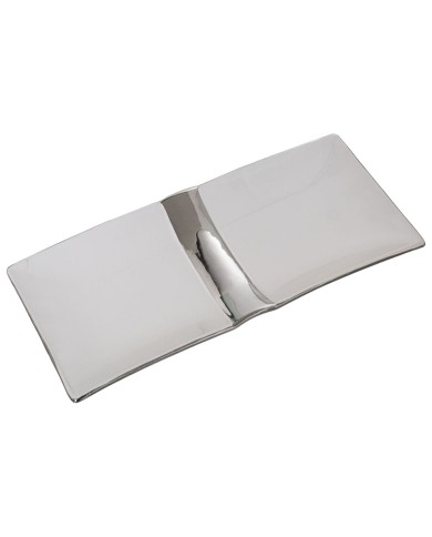 Centrotavola Alexandra House Living Bianco Argentato 31 x 14 x 3 cm Centrotavola Alexandra House Living Bianco Argentato 31 x 14 x 3 cm