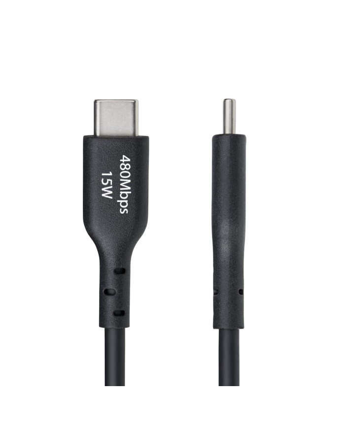 Cavo USB Startech USB2AC2MNC Nero 2 m Cavo USB Startech USB2AC2MNC Nero 2 m