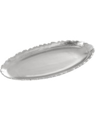 Centrotavola Alexandra House Living Bianco Argentato 31 x 14 x 3 cm