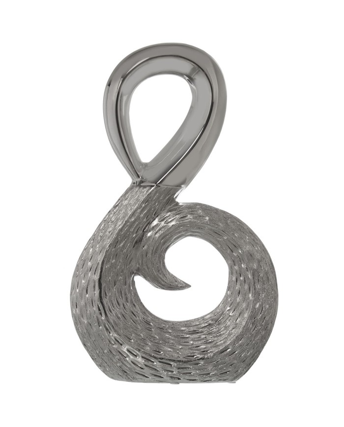 Statua Decorativa Alexandra House Living Argentato Ceramica 23,5 x 9 x 38 cm Statua Decorativa Alexandra House Living Argentato Ceramica 23,5 x 9 x 38 cm