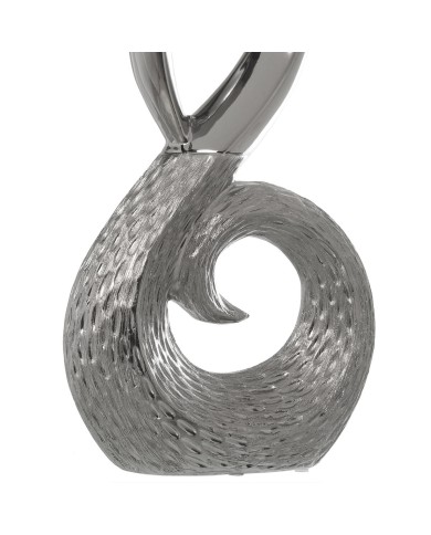 Statua Decorativa Alexandra House Living Argentato Ceramica 23,5 x 9 x 38 cm Statua Decorativa Alexandra House Living Argentato Ceramica 23,5 x 9 x 38 cm