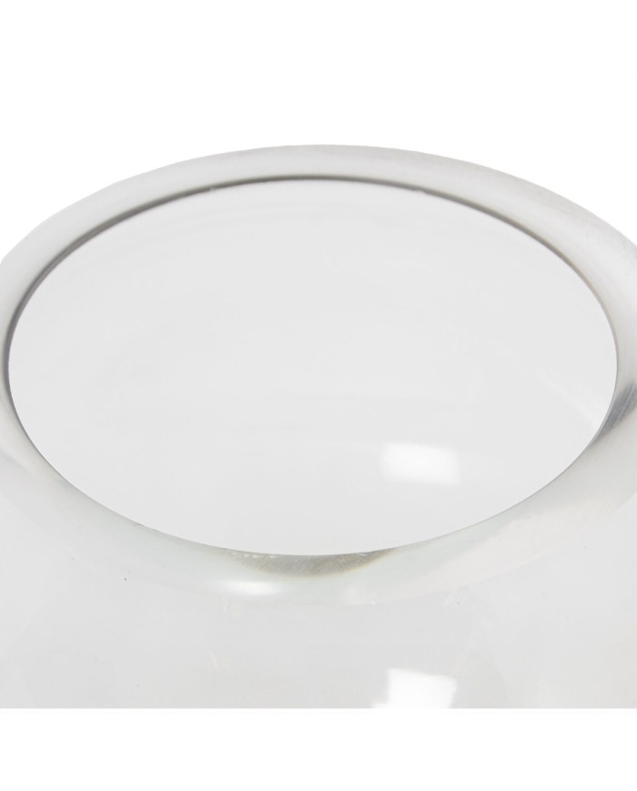 Vaso Alexandra House Living Trasparente Dorato Cristallo 15 x 15 cm Portacandele Vaso Alexandra House Living Trasparente Dorato Cristallo 15 x 15 cm Portacandele