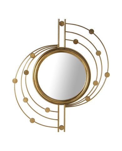 Specchio da parete Alexandra House Living Dorato Metallo 66 x 3 x 78 cm Rotondo Specchio da parete Alexandra House Living Dorato Metallo 66 x 3 x 78 cm Rotondo