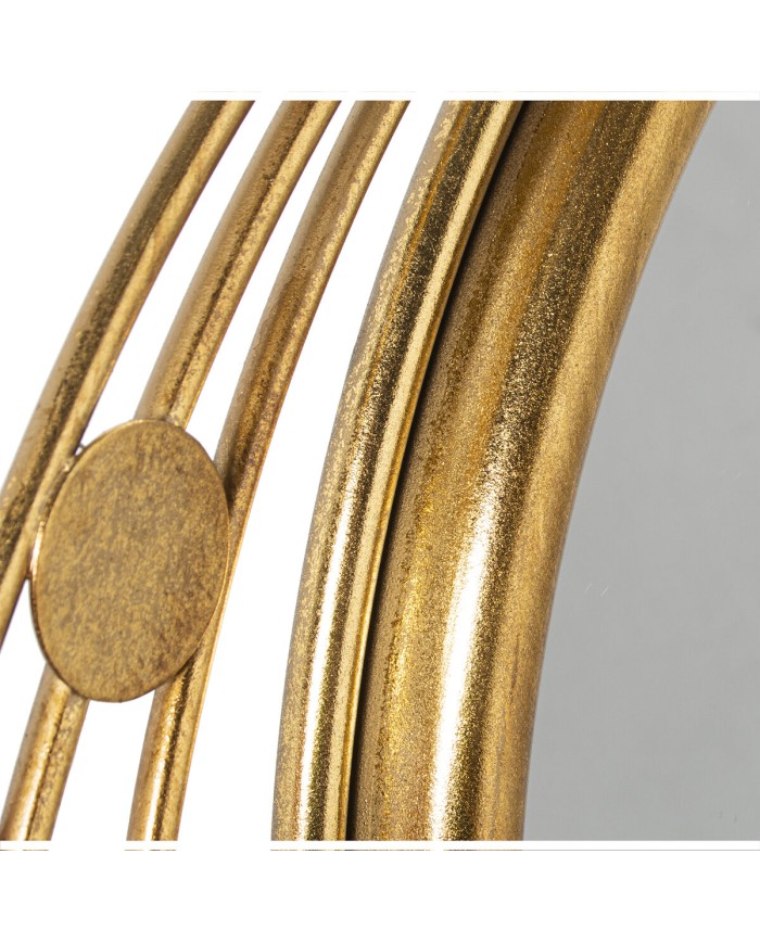 Specchio da parete Alexandra House Living Dorato Metallo 66 x 3 x 78 cm Rotondo Specchio da parete Alexandra House Living Dorato Metallo 66 x 3 x 78 cm Rotondo