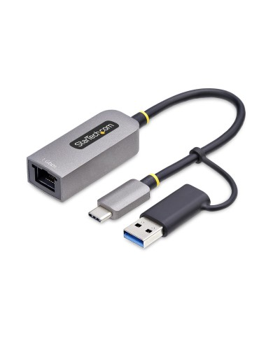 Cavo USB Startech C21GA-USB-ETHERNET Grigio Cavo USB Startech C21GA-USB-ETHERNET Grigio