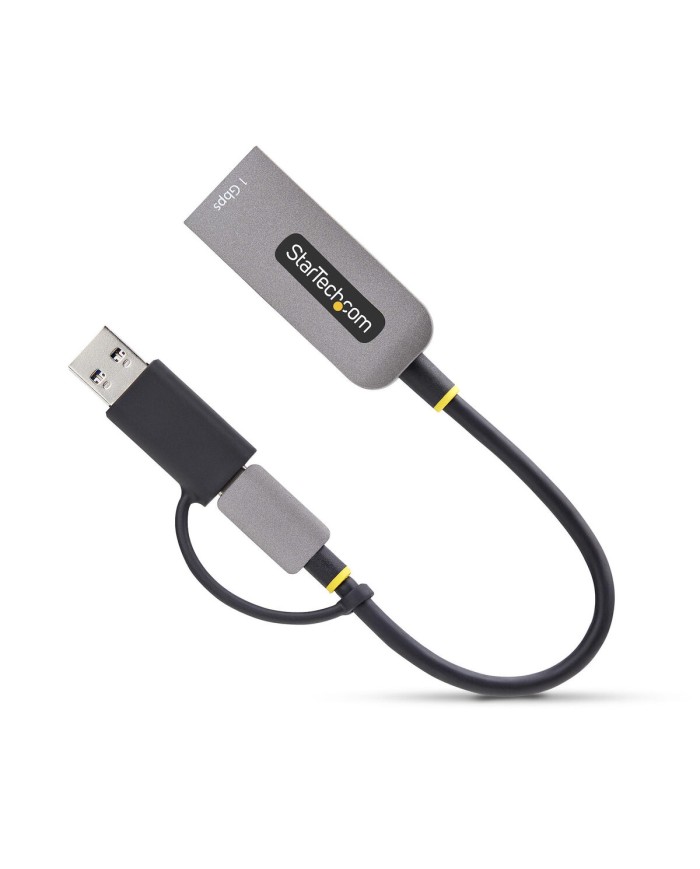 Cavo USB Startech C21GA-USB-ETHERNET Grigio Cavo USB Startech C21GA-USB-ETHERNET Grigio