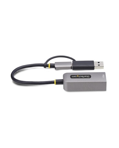 Cavo USB Startech C21GA-USB-ETHERNET Grigio Cavo USB Startech C21GA-USB-ETHERNET Grigio