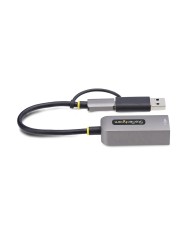 Cavo USB Startech C21GA-USB-ETHERNET Grigio Cavo USB Startech C21GA-USB-ETHERNET Grigio