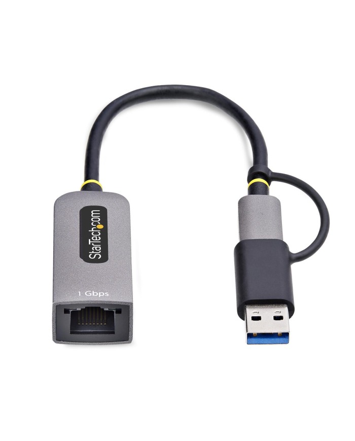 Cavo USB Startech C21GA-USB-ETHERNET Grigio Cavo USB Startech C21GA-USB-ETHERNET Grigio