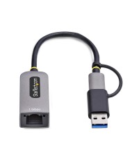 Cavo USB Startech C21GA-USB-ETHERNET Grigio Cavo USB Startech C21GA-USB-ETHERNET Grigio