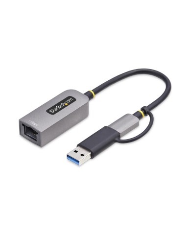 Cavo USB Startech C21GA-USB-ETHERNET Grigio Cavo USB Startech C21GA-USB-ETHERNET Grigio