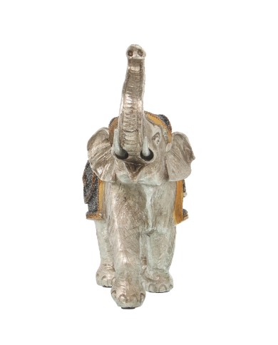 Statua Decorativa Alexandra House Living Argentato Plastica Elefante 12 x 24 x 23 cm Statua Decorativa Alexandra House Living Argentato Plastica Elefante 12 x 24 x 23 cm