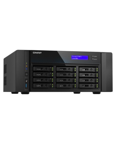 Memorizzazione in Rete NAS Qnap TS-H1277AFX-R7-32G Nero