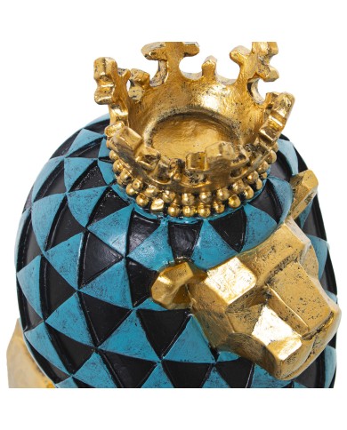 Statua Decorativa Alexandra House Living Dorato Acrilico Plastica Melammina Leone Statua Decorativa Alexandra House Living Dorato Acrilico Plastica Melammina Leone