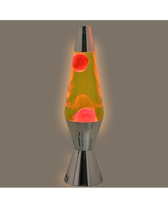 Lampada Lava Alexandra House Living Giallo Rosa Metallo 9 x 37 x 9 cm Lampada Lava Alexandra House Living Giallo Rosa Metallo 9 x 37 x 9 cm