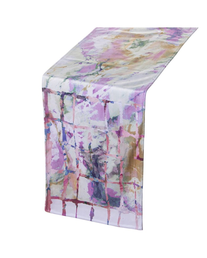 Runner da Tavolo Alexandra House Living Multicolore Tessile 180 x 30 cm Velluto
