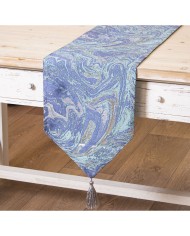 Runner da Tavolo Alexandra House Living Azzurro 30 x 180 cm Runner da Tavolo Alexandra House Living Azzurro 30 x 180 cm