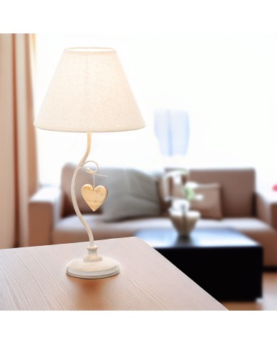 Lampada da tavolo Alexandra House Living Bianco Metallo 40 W 23 x 48 x 23 cm Lampada da tavolo Alexandra House Living Bianco Metallo 40 W 23 x 48 x 23 cm