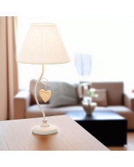 Lampada da tavolo Alexandra House Living Bianco Metallo 40 W 23 x 48 x 23 cm Lampada da tavolo Alexandra House Living Bianco Metallo 40 W 23 x 48 x 23 cm