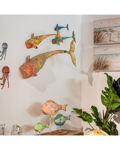 Statua Decorativa Alexandra House Living Giallo Ferro Balena 47 x 26 x 29 cm Statua Decorativa Alexandra House Living Giallo Ferro Balena 47 x 26 x 29 cm