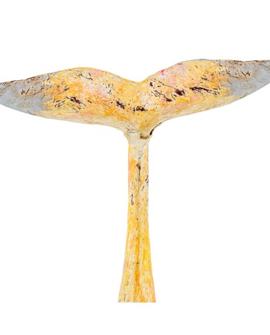 Statua Decorativa Alexandra House Living Giallo Ferro Balena 47 x 26 x 29 cm Statua Decorativa Alexandra House Living Giallo Ferro Balena 47 x 26 x 29 cm