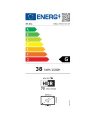 Monitor HP 8K167AA ABB 37,5" Wide Quad HD+ Monitor HP 8K167AA ABB 37,5" Wide Quad HD+