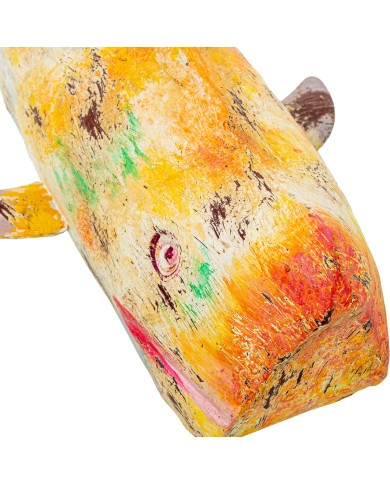 Statua Decorativa Alexandra House Living Giallo Ferro Balena 47 x 26 x 29 cm Statua Decorativa Alexandra House Living Giallo Ferro Balena 47 x 26 x 29 cm