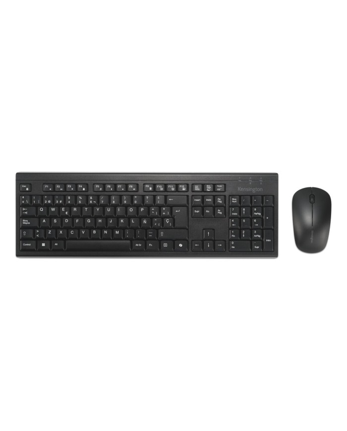 Tastiera e Mouse Kensington K75560ES Nero Spagnolo QWERTY Tastiera e Mouse Kensington K75560ES Nero Spagnolo QWERTY