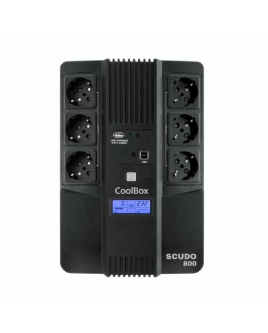 Gruppo di Continuità Interattivo UPS CoolBox COO-SAISCU3-800 800 W 480 W Gruppo di Continuità Interattivo UPS CoolBox COO-SAISCU3-800 800 W 480 W