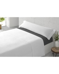 Lenzuolo con angoli aderenti Paduana Grigio scuro 180 x 30 x 200 cm