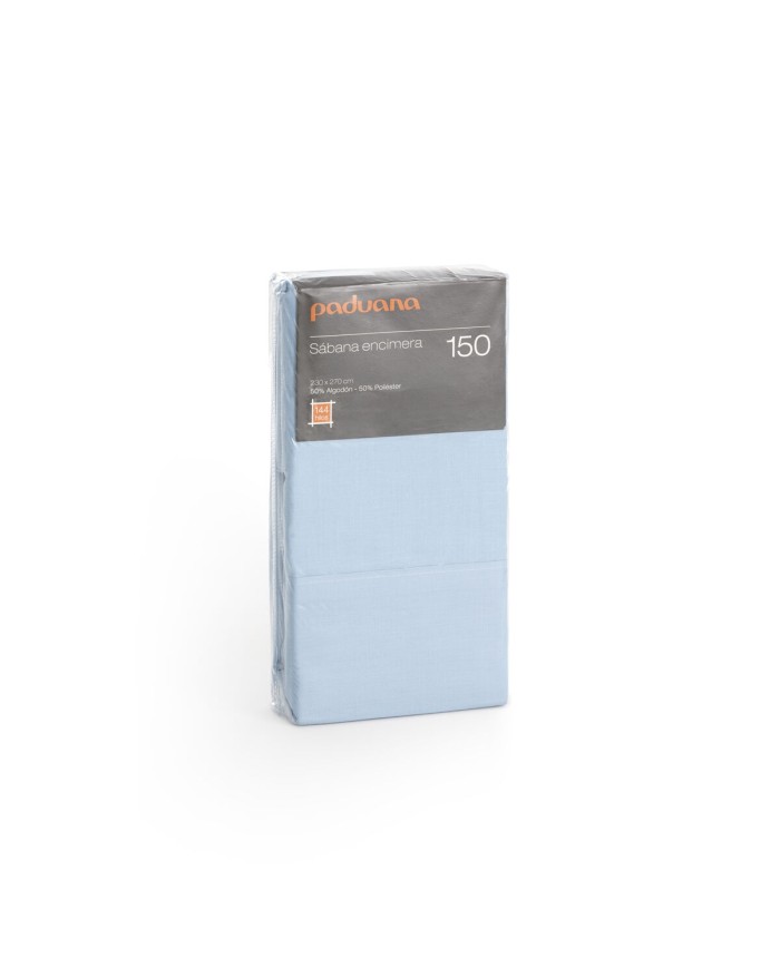 Lenzuolo Superiore Paduana Azzurro Chiaro 180 x 270 cm