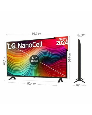 Smart TV LG 43NANO82T6B.AEU 4K Ultra HD 43" Smart TV LG 43NANO82T6B.AEU 4K Ultra HD 43"