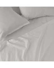 Lenzuolo con angoli aderenti HappyFriday Grigio 160 x 200 x 32 cm