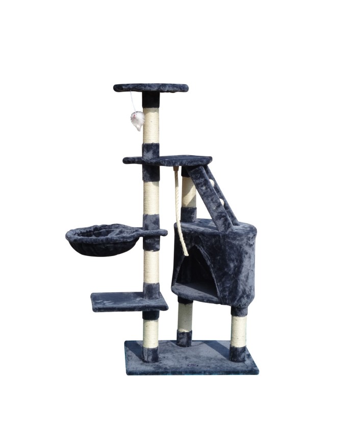 Albero tiragraffi per gatti Gloria Sinu Grigio 7,5 cm 55 x 40 x 120 cm Albero tiragraffi per gatti Gloria Sinu Grigio 7,5 cm 55 x 40 x 120 cm