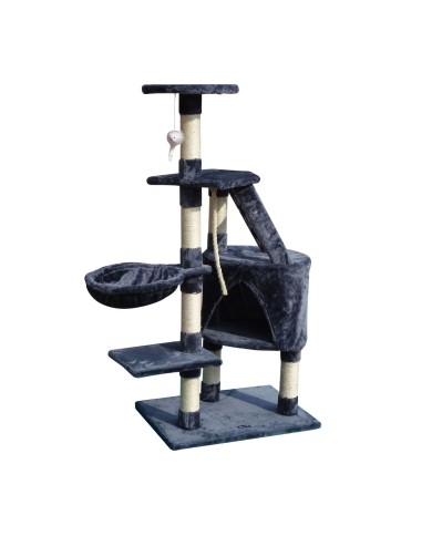 Albero tiragraffi per gatti Gloria Sinu Grigio 7,5 cm 55 x 40 x 120 cm