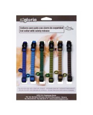 Collare per gatti Gloria Fashion Multicolore Liscio 6 Unità