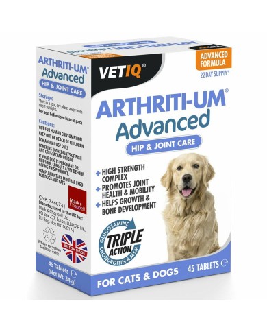 Integratori e vitamine Mark & Chappell VETIQ ARTHRITI-UM ADVANCED Integratori e vitamine Mark & Chappell VETIQ ARTHRITI-UM ADVANCED