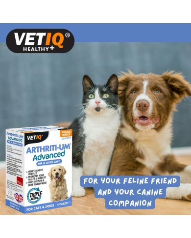 Integratori e vitamine Mark & Chappell VETIQ ARTHRITI-UM ADVANCED Integratori e vitamine Mark & Chappell VETIQ ARTHRITI-UM ADVANCED