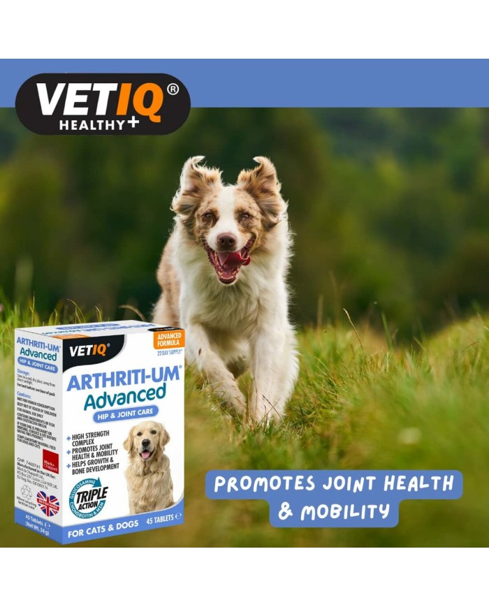 Integratori e vitamine Mark & Chappell VETIQ ARTHRITI-UM ADVANCED