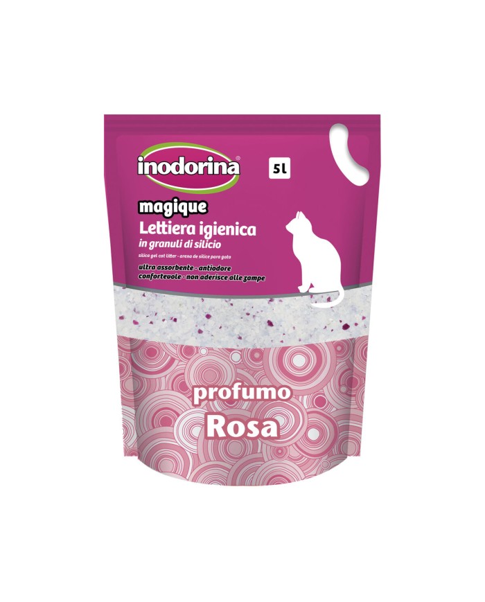Sabbia per Gatti Inodorina MAGIQUE ROSE Rose 5 L