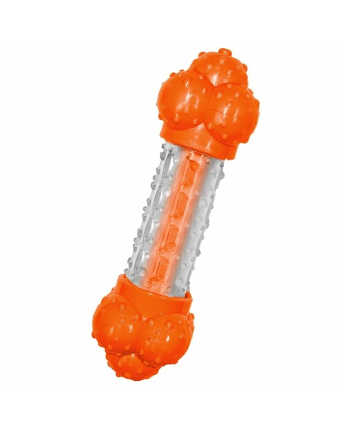Giocattolo da mordere per cani Nylabone Arancio Bacon Artificiale M Giocattolo da mordere per cani Nylabone Arancio Bacon Artificiale M