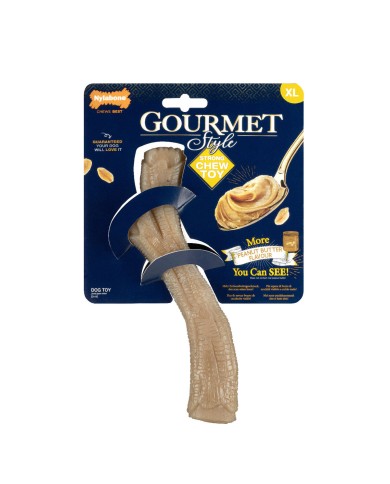 Giocattolo da mordere per cani Nylabone Marrone Burro Di Arachidi XL