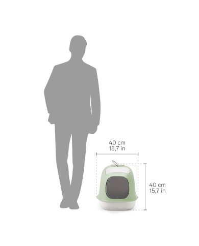 Letto per Gatti United Pets Verde 40 x 50 cm Letto per Gatti United Pets Verde 40 x 50 cm