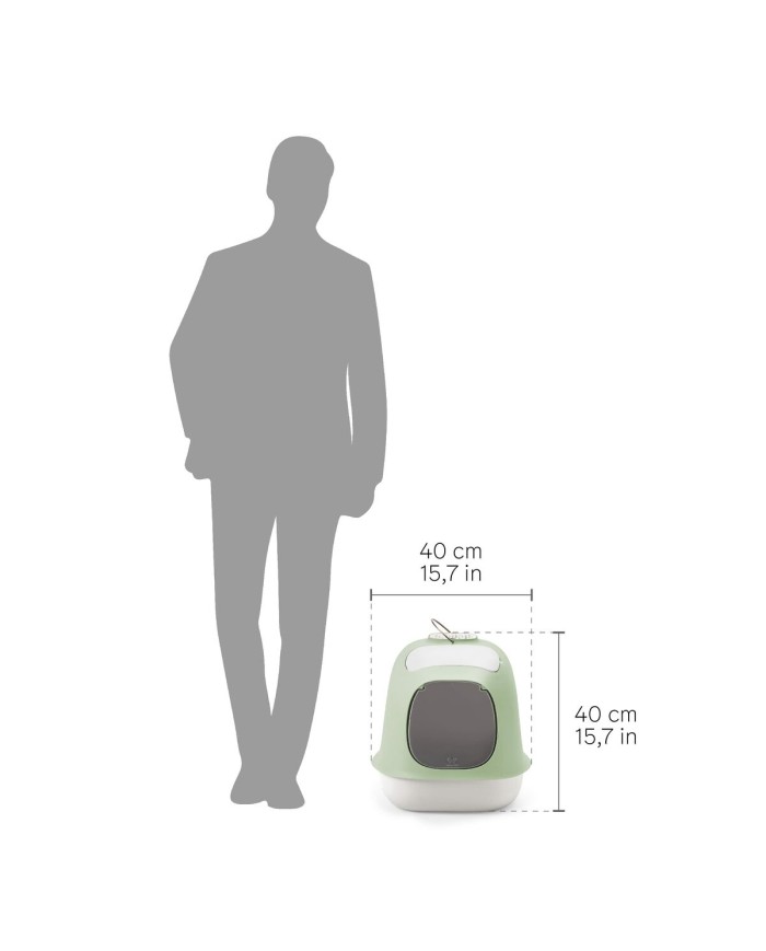 Letto per Gatti United Pets Verde 40 x 50 cm Letto per Gatti United Pets Verde 40 x 50 cm