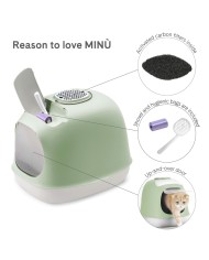 Letto per Gatti United Pets Verde 40 x 50 cm Letto per Gatti United Pets Verde 40 x 50 cm